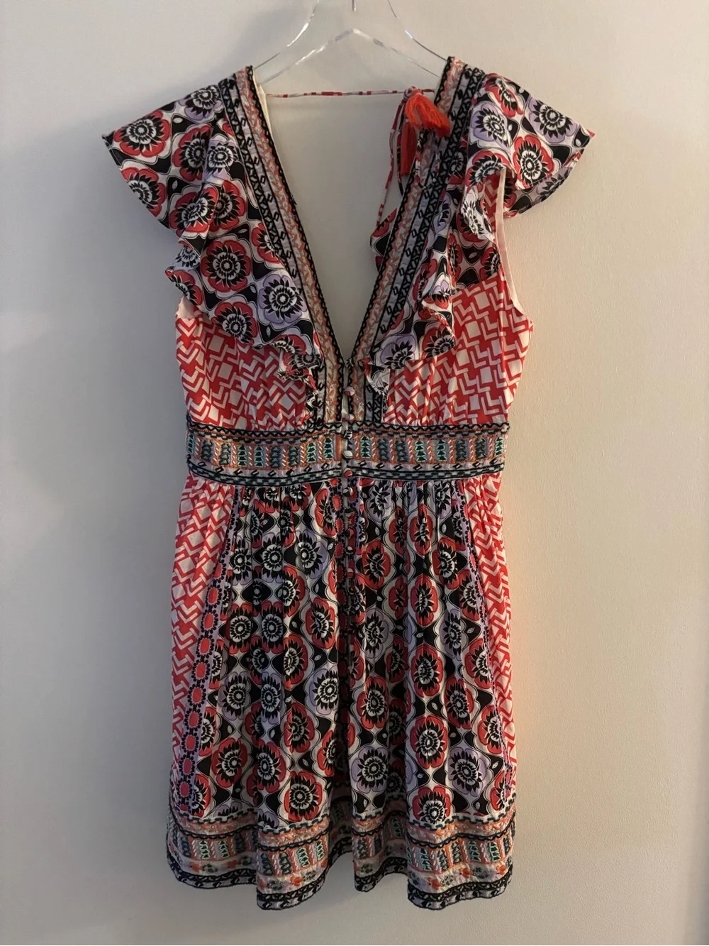 Anthropologie Flutter Dress Size 6 - Picture 4 of 7